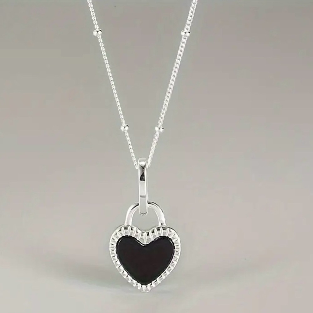 NWT Luxurious S925 Sterling Silver Double-Sided Agate Shell